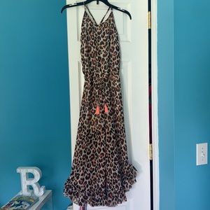 NEW!!!  Girls Dressy Animal Print Romper Size 6x
